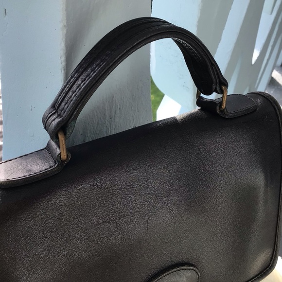 Vintage Coach All Weather Glove Tanned Cowhide Leather Station Tote Hand… - Picture 12 of 16